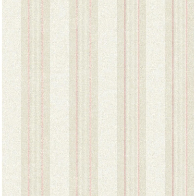 Seabrook Designs Polina Stripes Unpasted Wallpaper
