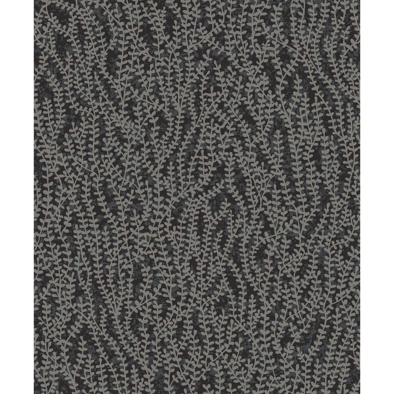 Seabrook Designs Seaweed Beaded Branches Nonwoven Unpasted Wallpaper