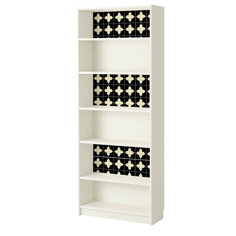 Walplus Bookcase Furniture Wrap Self-adhesive Film Cross 31"x39"