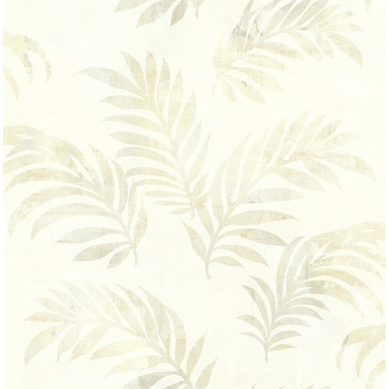 Seabrook Designs Dalila Palm Silhouette Unpasted Wallpaper