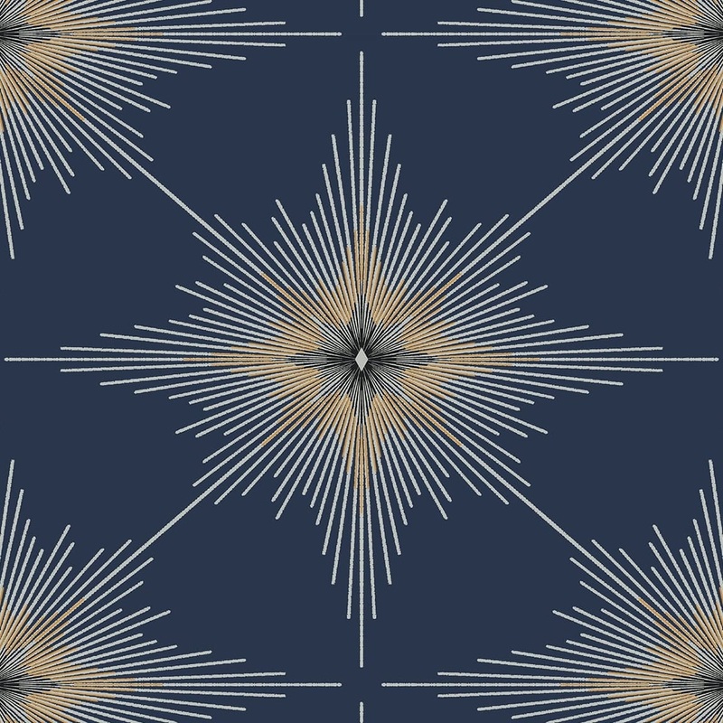 Seabrook Designs North Star Non-Woven Unpasted Wallpaper