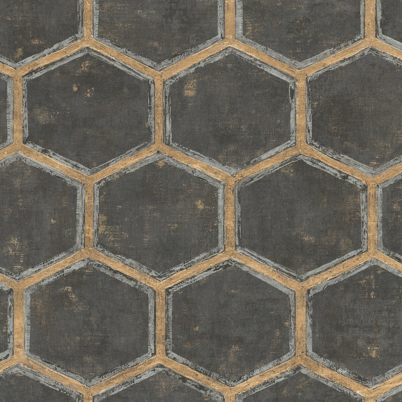 Seabrook Designs Wright Faux Honeycomb Unpasted Wallpaper