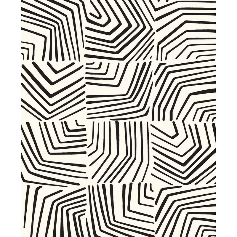 The Simple Life Linework Maze Unpasted Wallpaper