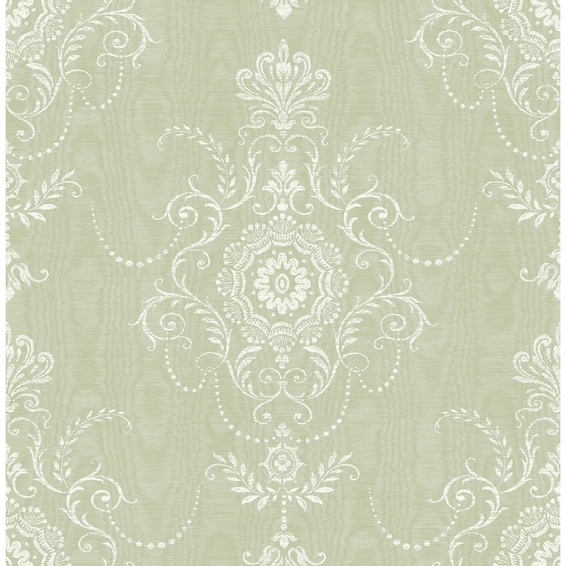 Seabrook Designs Colette Cameo Nonwoven Unpasted Wallpaper