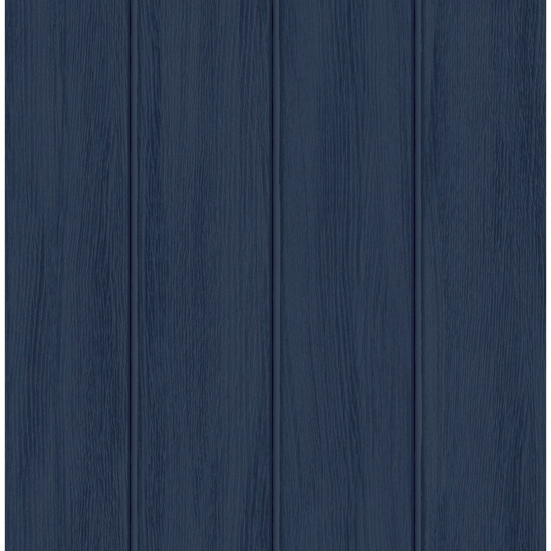 Seabrook Designs Faux Wood Panel Prepasted Wallpaper - 20.5 in. W x 33 ft. L