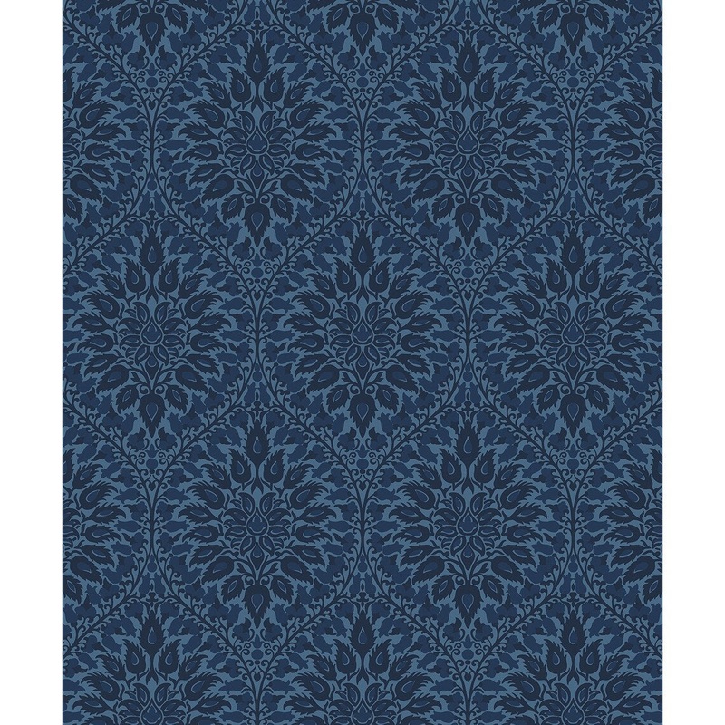 Seabrook Designs Luna Ogee Nonwoven Unpasted Wallpaper