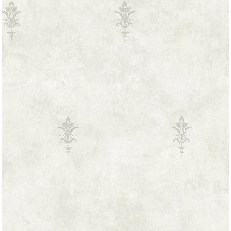 Seabrook Designs Rilla Spot Fleur De Lis Unpasted Wallpaper