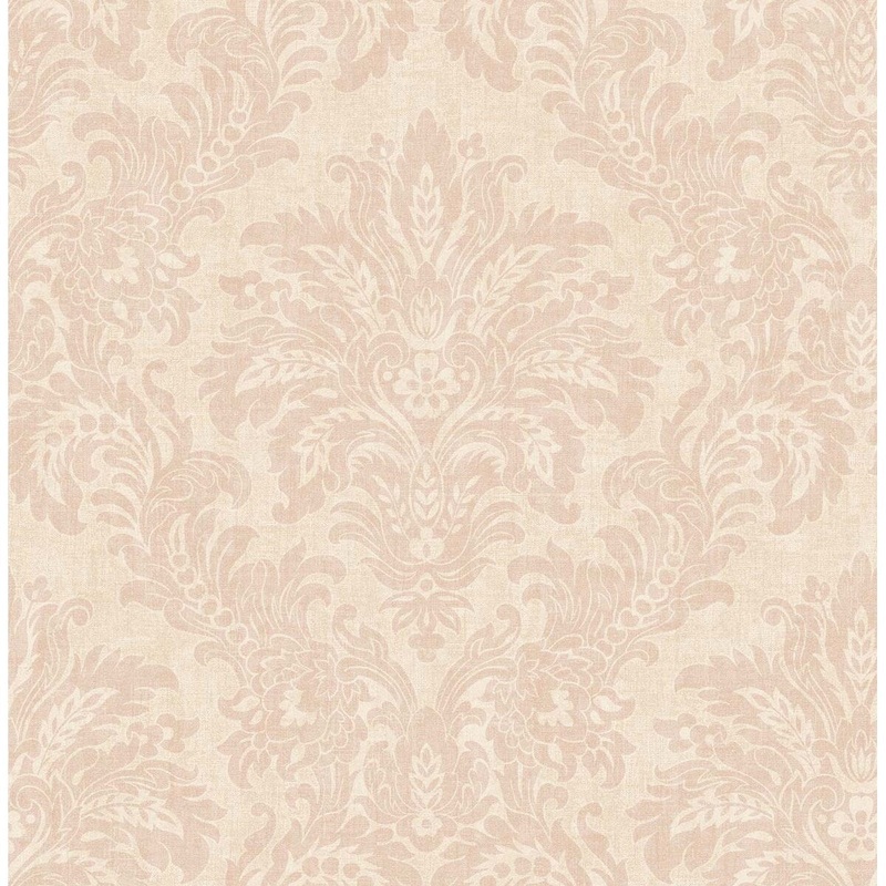Seabrook Designs Sultana Damask Unpasted Wallpaper - 20.5 in. W x 33 ft. L