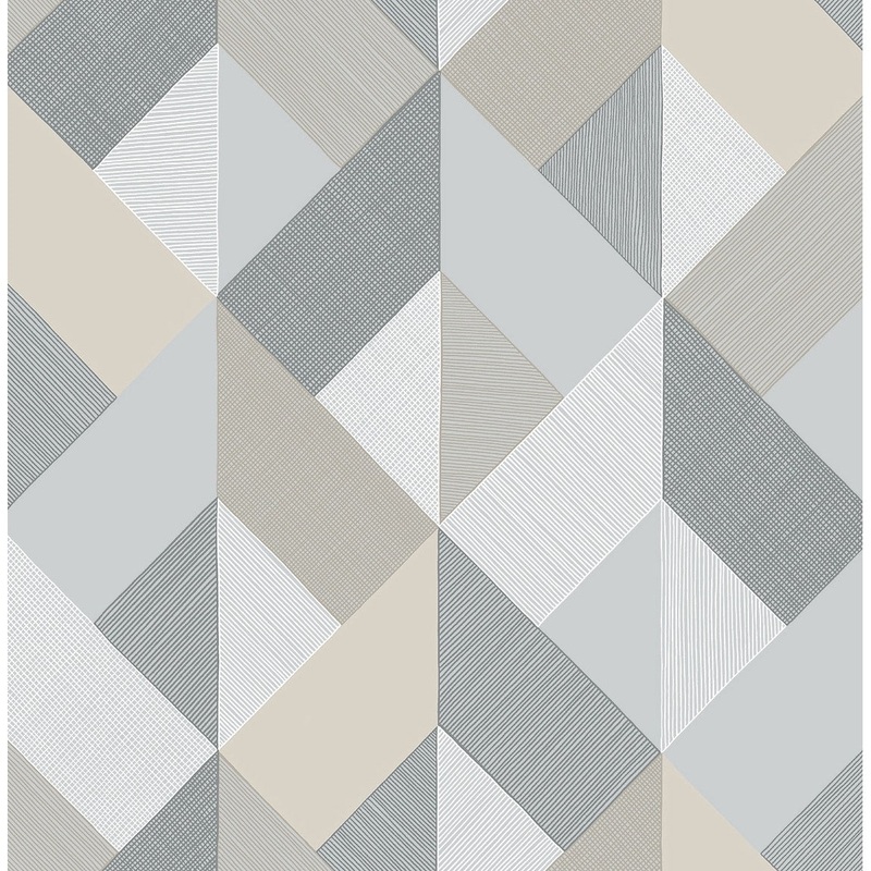 Stacy Garcia Home Marquetry Peel and Stick Wallpaper