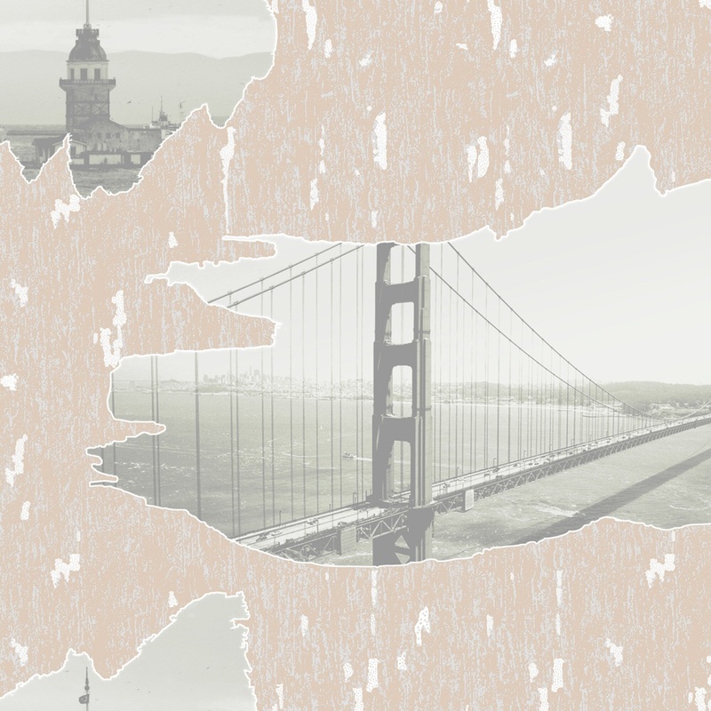 SUSSEXHOME Removable Wallpaper-Waterproof, Strippable, Light Resistance & Cleanable Wall Paper Roll-Wallpaper-Istanbul
