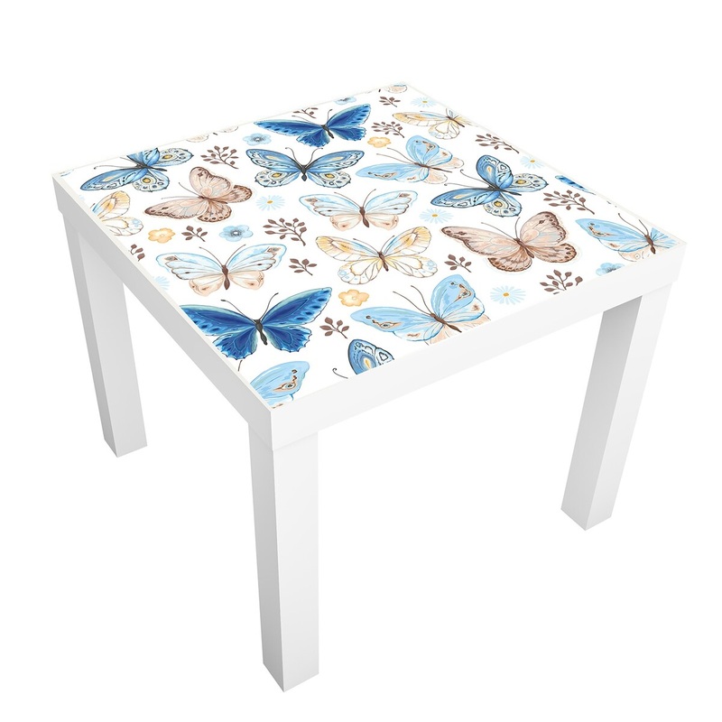 Walplus Furniture Wrap for LACK Table Self-adhesive Butterfly Sticker