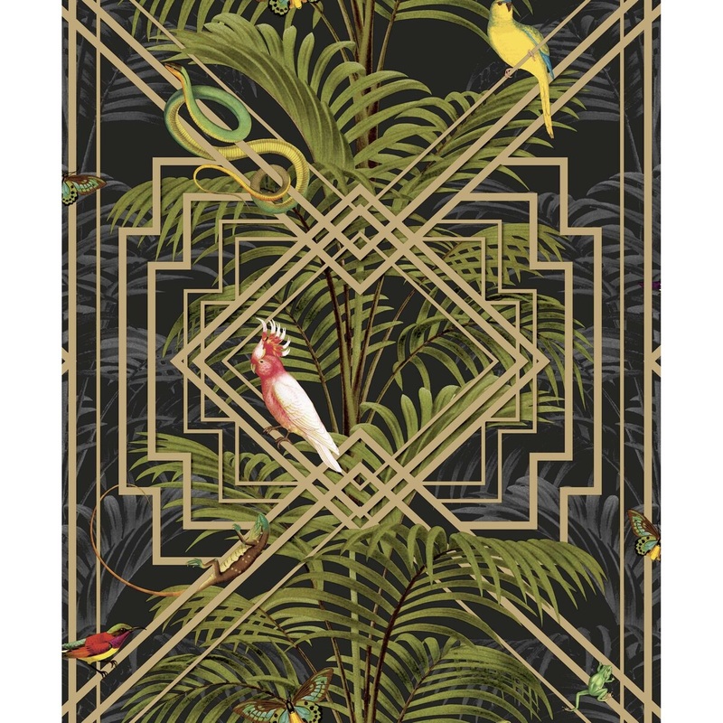 Akello Tropical Unpasted Non-Woven Wallpaper  396in x 20.8in