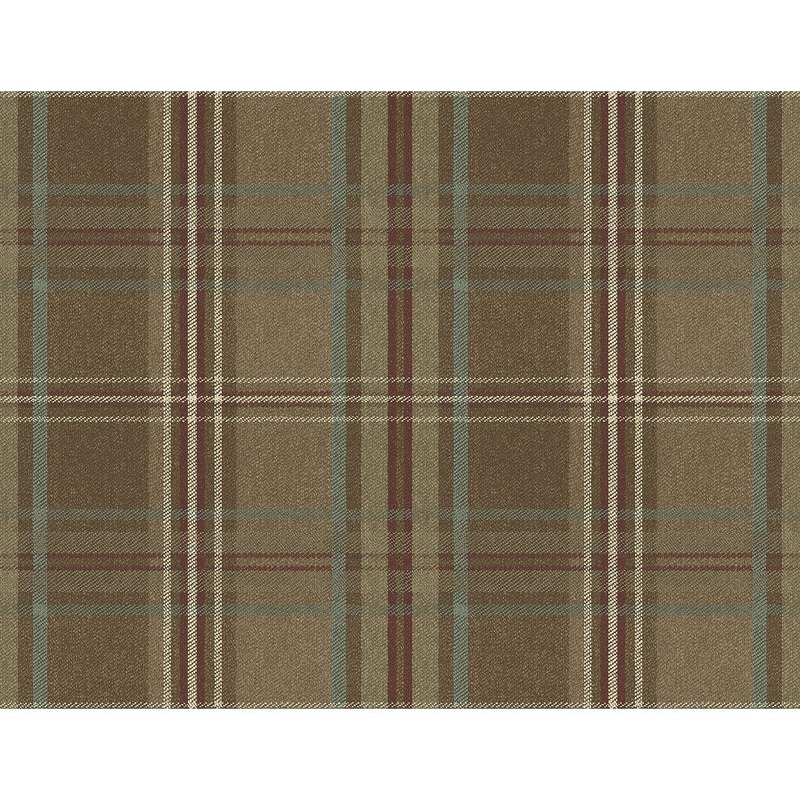 Seabrook Designs Breckenridge Plaid Unpasted Wallpaper