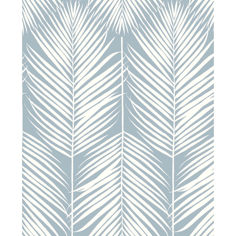 Seabrook Designs Palm Silhouette Prepasted Wallpaper