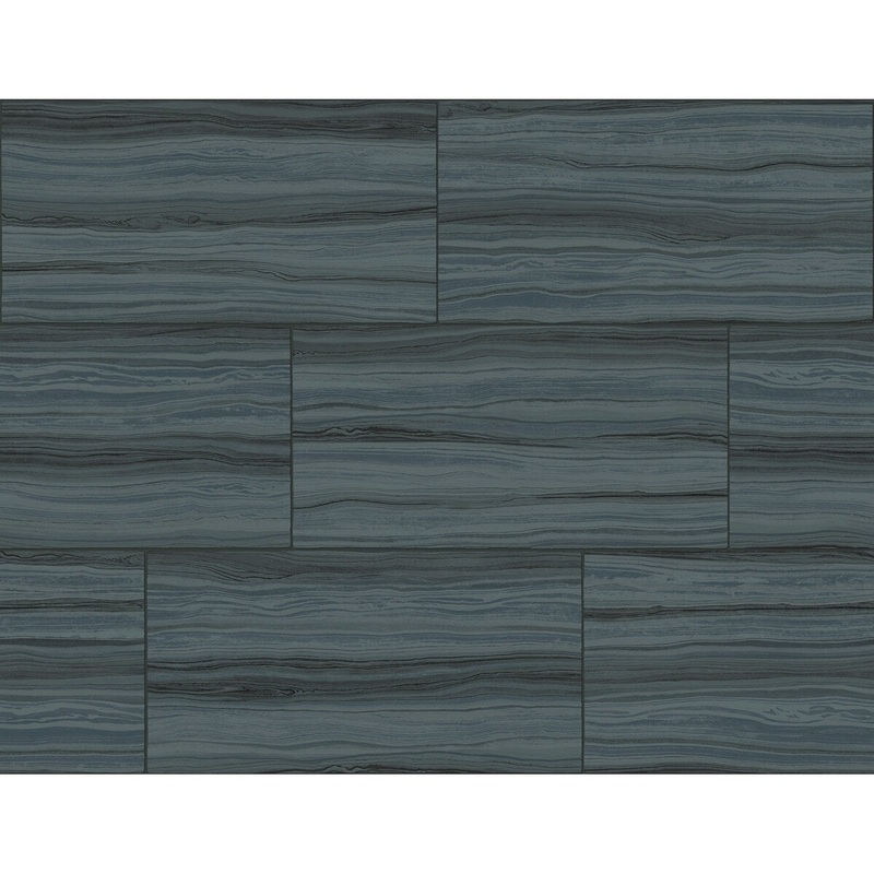 Seabrook Designs Pieced Faux Marble Unpasted Wallpaper