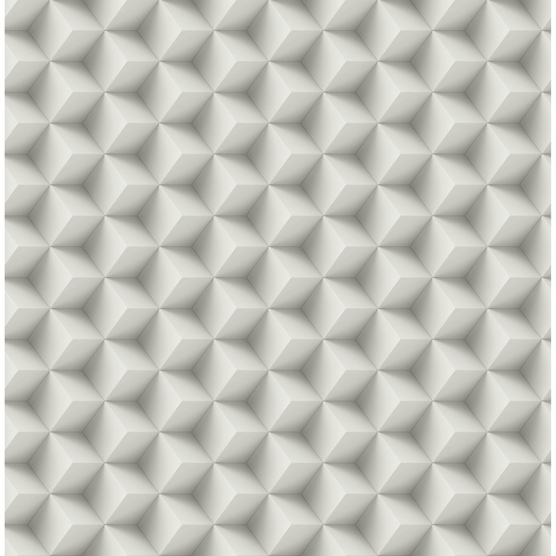 Seabrook Designs Richa Cubes Unpasted Wallpaper