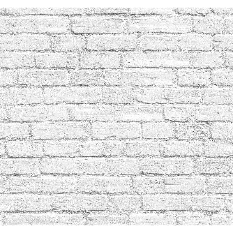 DuPont Tedlar Vintage Brick High Performance Vinyl Unpasted Wallpaper - 27 in. W x 27 ft. L