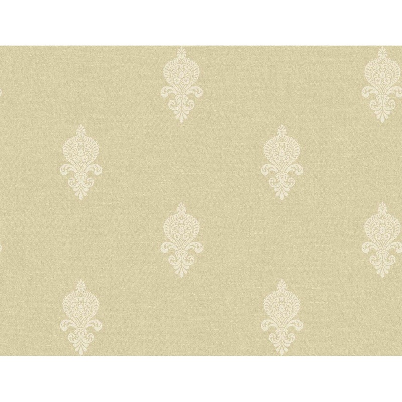 Seabrook Designs Beres Fleur De Lis Unpasted Wallpaper