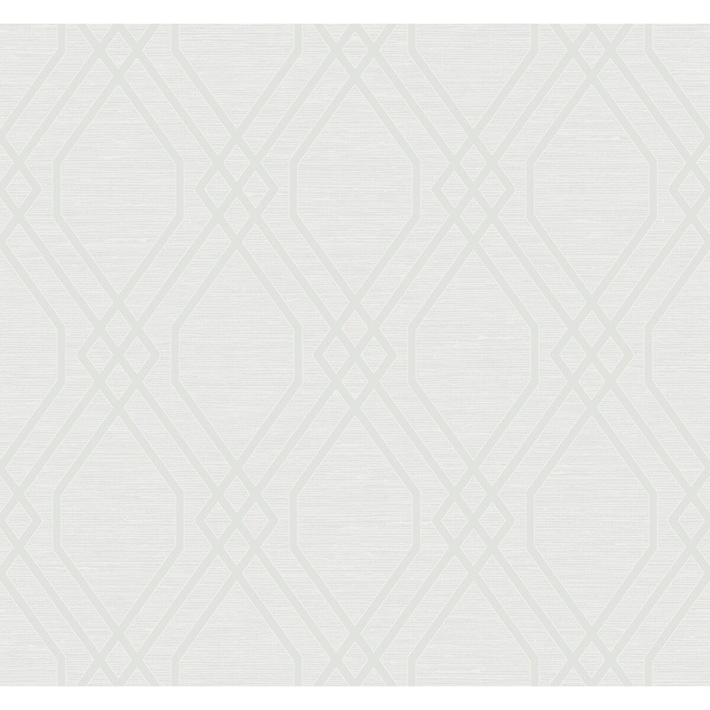 Seabrook Designs Diamond Geo Unpasted Wallpaper
