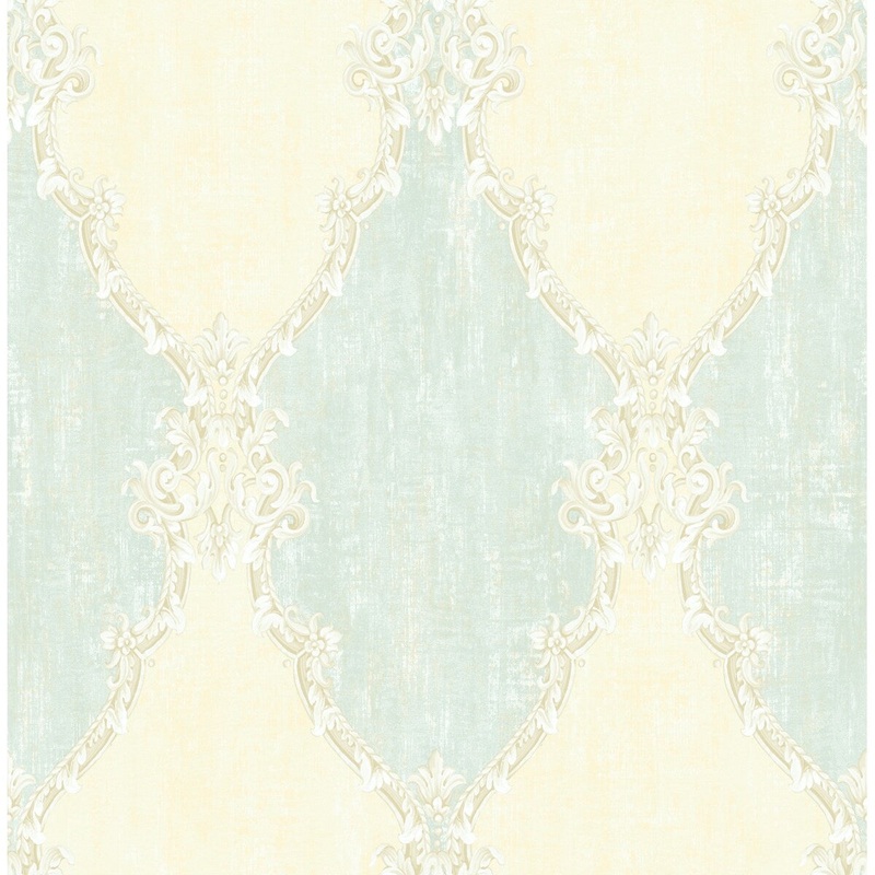 Seabrook Designs Erhard Ogee Framework Unpasted Wallpaper