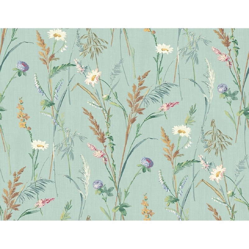 Seabrook Designs Macie Wildflowers Unpasted Wallpaper