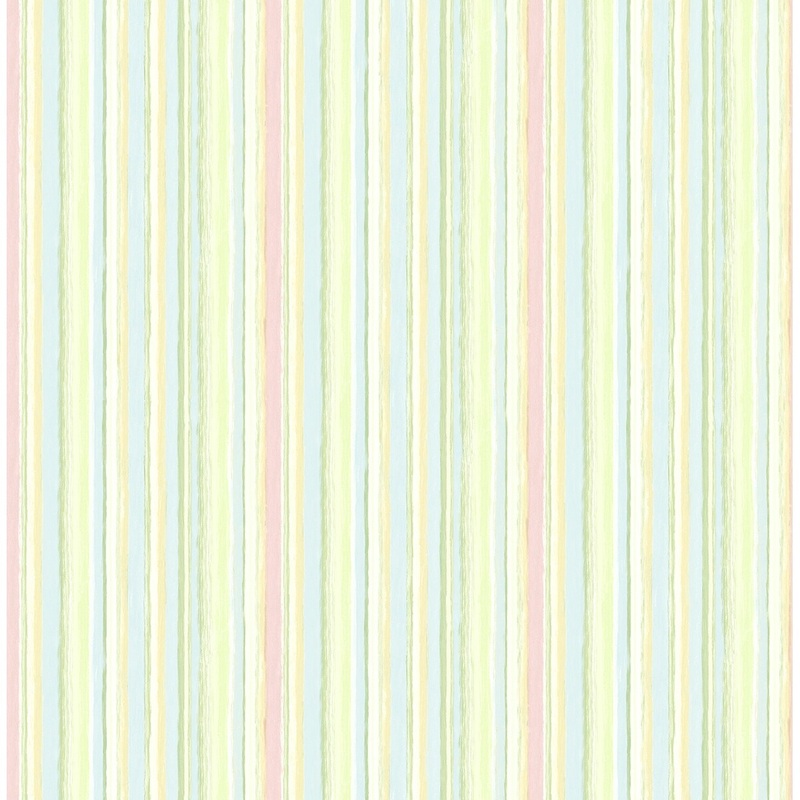 Seabrook Designs Schall Stripe Unpasted Wallpaper