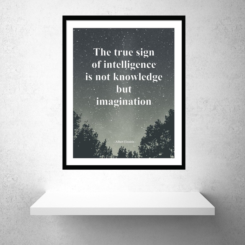 Walplus Wall Sticker Decal Wall Art Frame Sticker of Intelligence