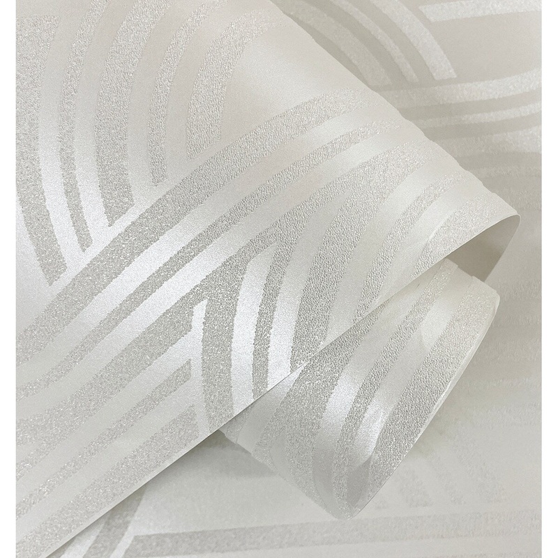 Seabrook Designs Diamond Stripe Glass Beaded Unpasted Wallpaper