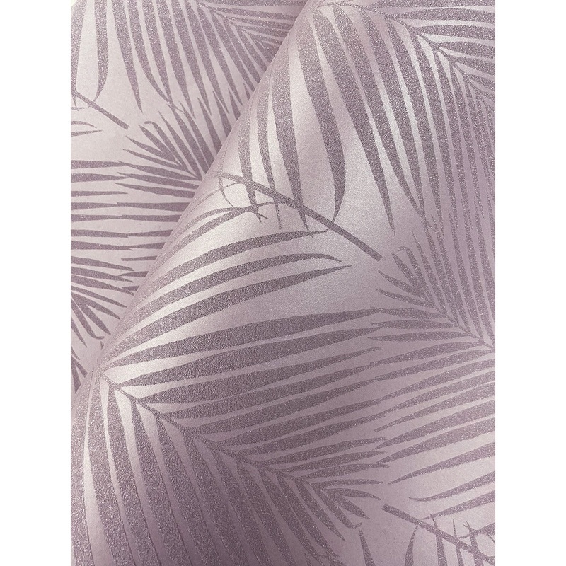 Seabrook Designs Persei Palm Glass Beaded Unpasted Wallpaper