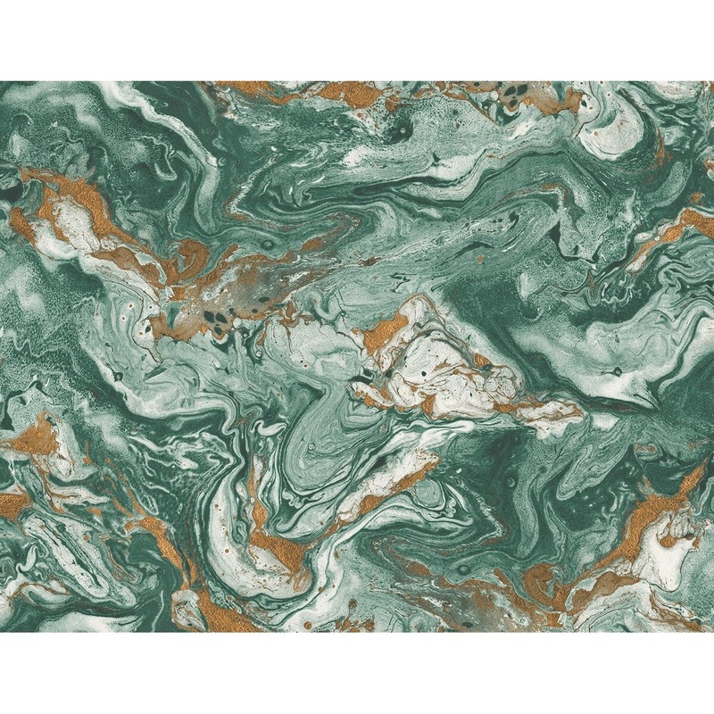 Seabrook Designs Preston Faux Marble Unpasted Wallpaper