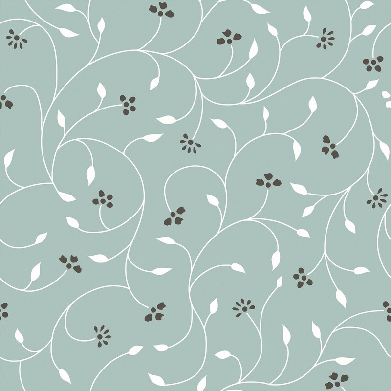 Vintage Floral Pattern 15.7" W x 16.5 'L Peel and Stick Wallpaper Roll