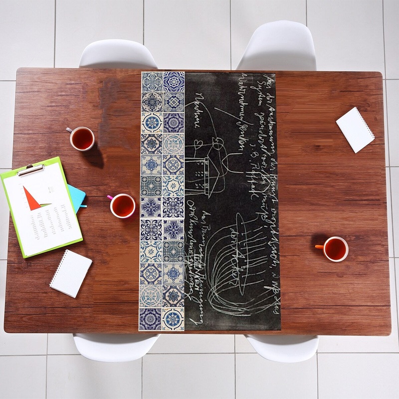 Walplus Blackboard Peel and Stick Tiles Sticker Furniture Wrap Decal