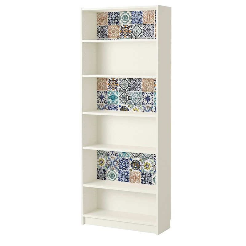 Walplus Bookcase Furniture Wrap Self-adhesive Film Mosaic Tile Sticker