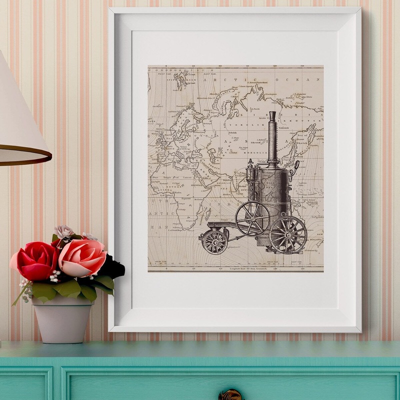 Walplus Wall Stickers Wall Art Wall Decor Classic Cycle Poster Print