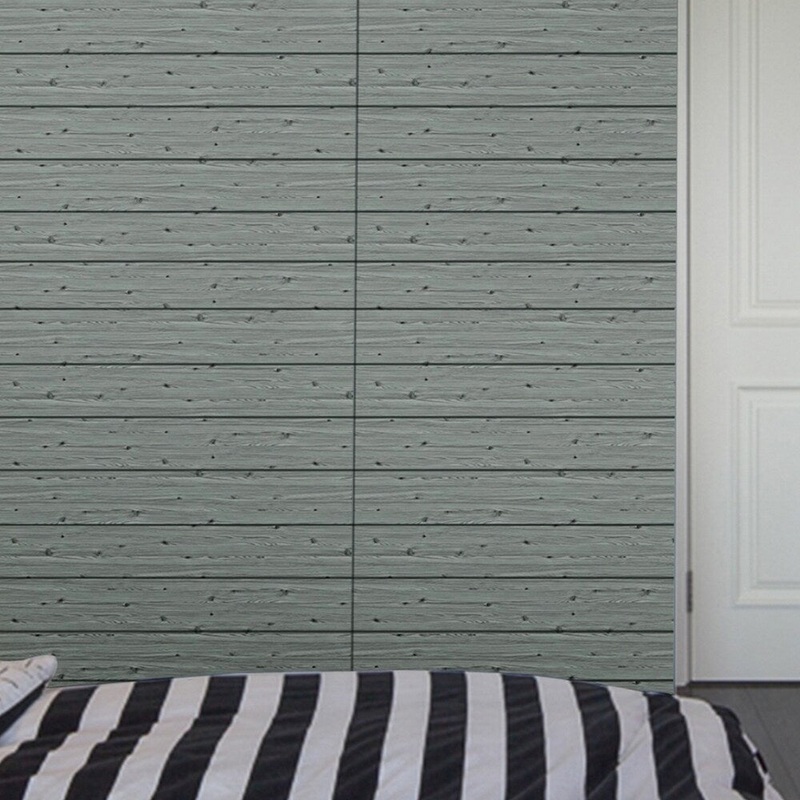 Wood Grain Sticker For Wall Decal,28"x28"/pc (Gray_30pc)