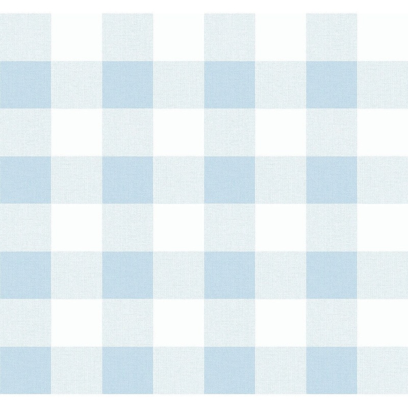 Seabrook Designs Beach House Picnic Plaid Unpasted Wallpaper