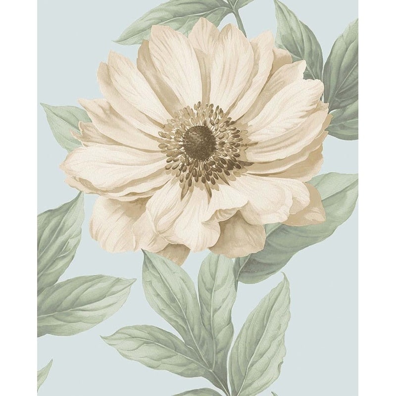 Seabrook Designs Damaris Floral Unpasted Wallpaper