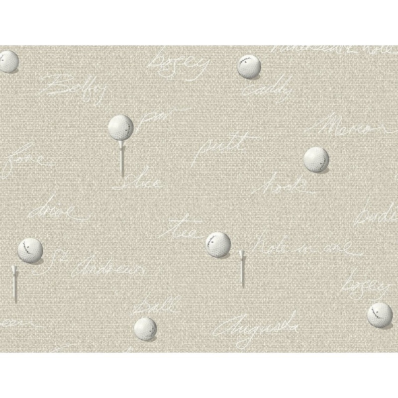 Seabrook Designs Gulf Island Fairway Unpasted Wallpaper - 27 in. W x 27 in L
