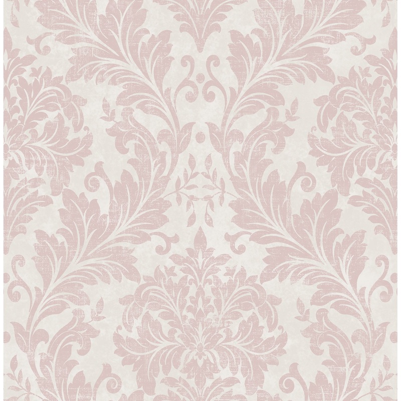 Seabrook Designs Unice Carryover Damask Unpasted Wallpaper