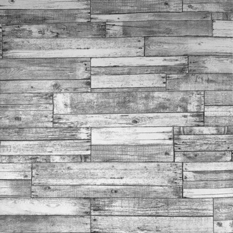 Wallpaper textured gray black vintage faux rustic Distressed wood