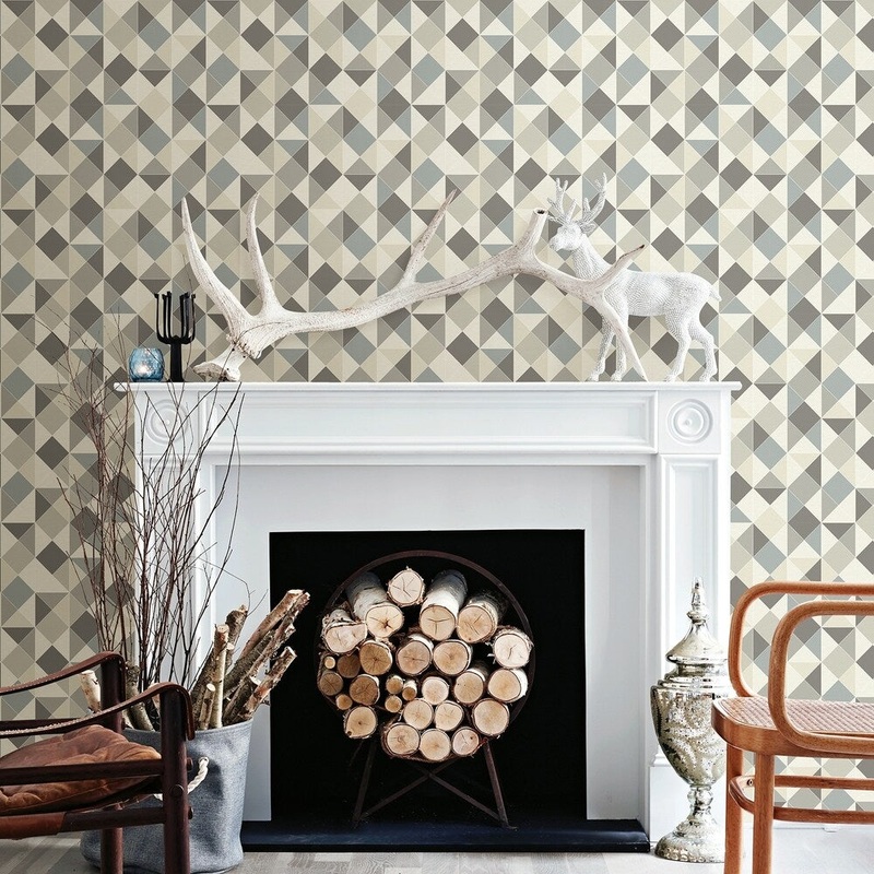 Chowchilla, Geo Peel & Stick Wallpaper