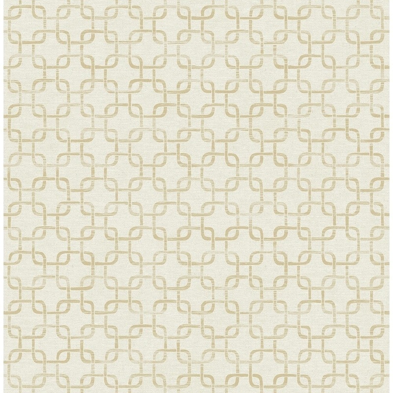 Fonzie Link Wallpaper, In Gray & Wheat