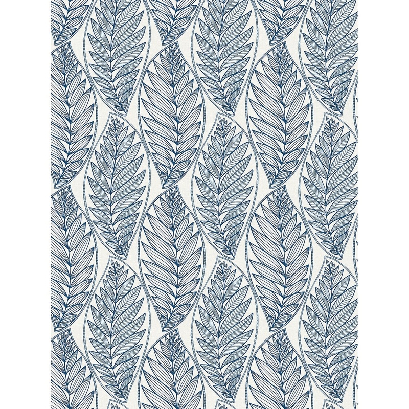 Seabrook Designs Kira Leaf Husk Unpasted Wallpaper