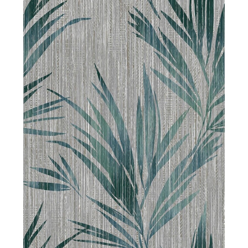 Seabrook Designs Ledonna Leaf Stria Unpasted Wallpaper