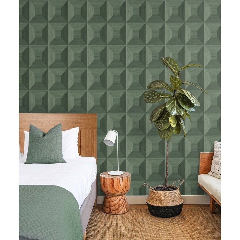 Swansea Quadrant Geo 27 In W X 18 Ft L Self-Adhesive Peel And Stick Wallpaper
