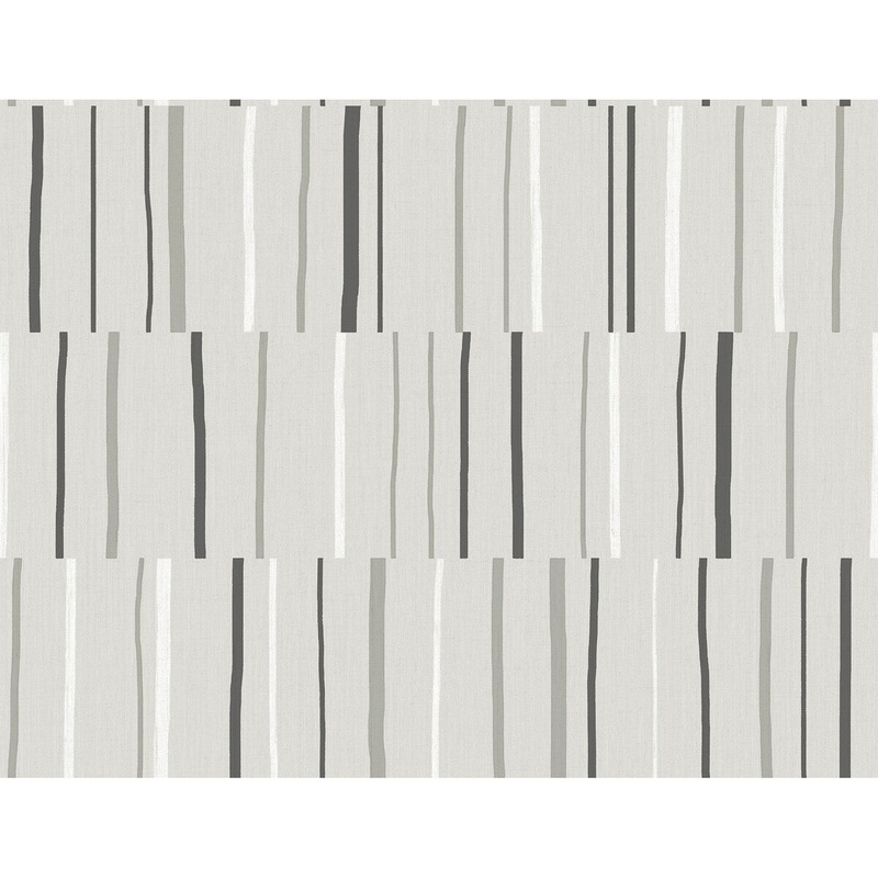 Seabrook Designs Block Lines Unpasted Wallpaper