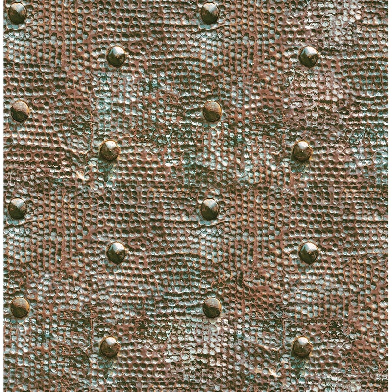Seabrook Designs Raleigh Iron Wall Unpasted Wallpaper