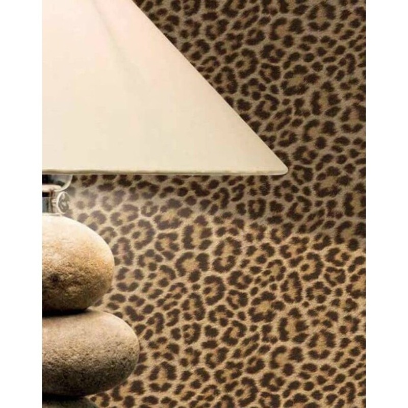Wallpaper Rolls black gold leopard cheetah 3D - 27 inc x 33 inc