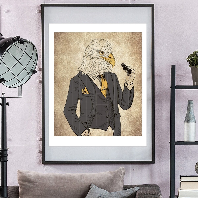 Walplus Wall Stickers Wall Art Wall Decor Animal Eagle Poster Print