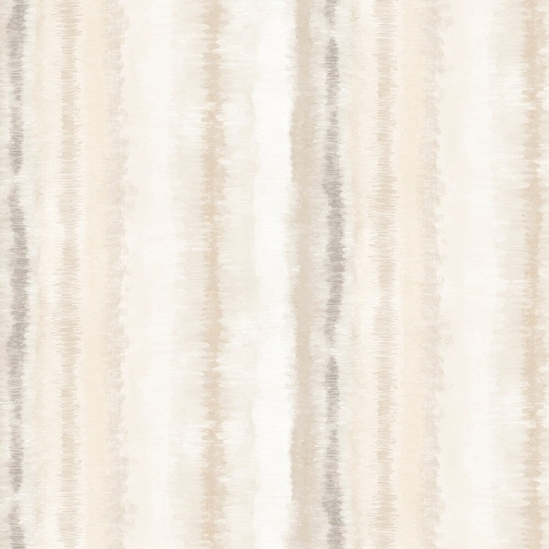 Frequency Stripe Wallpaper in Beige & Brown